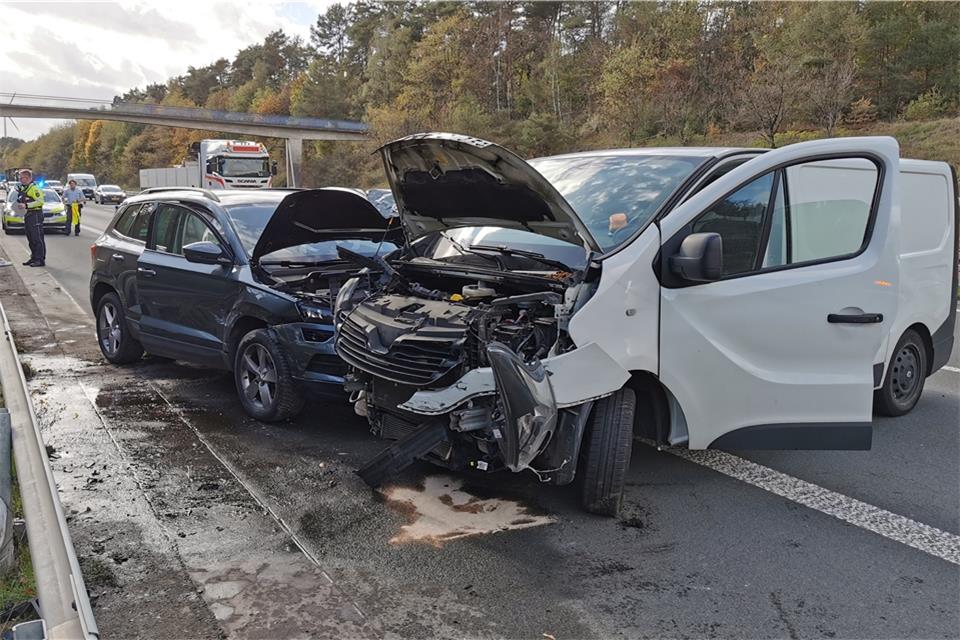 Unfall auf der A 31 zwischen Schermbeck und Lembeck  