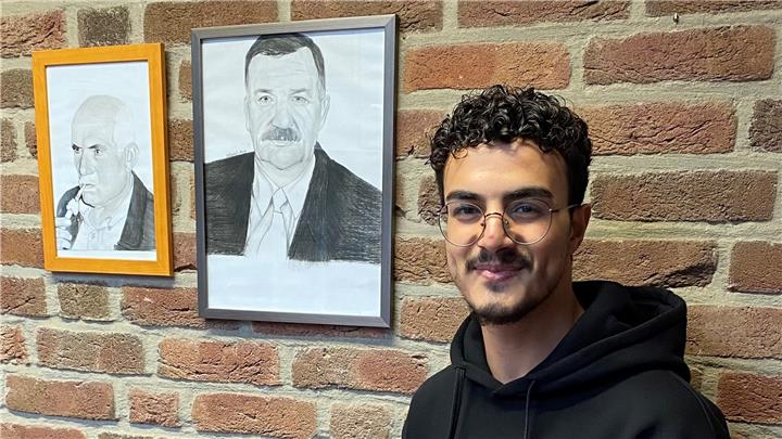 Syrischer Flüchtling stellt im Raesfelder Rathaus aus 