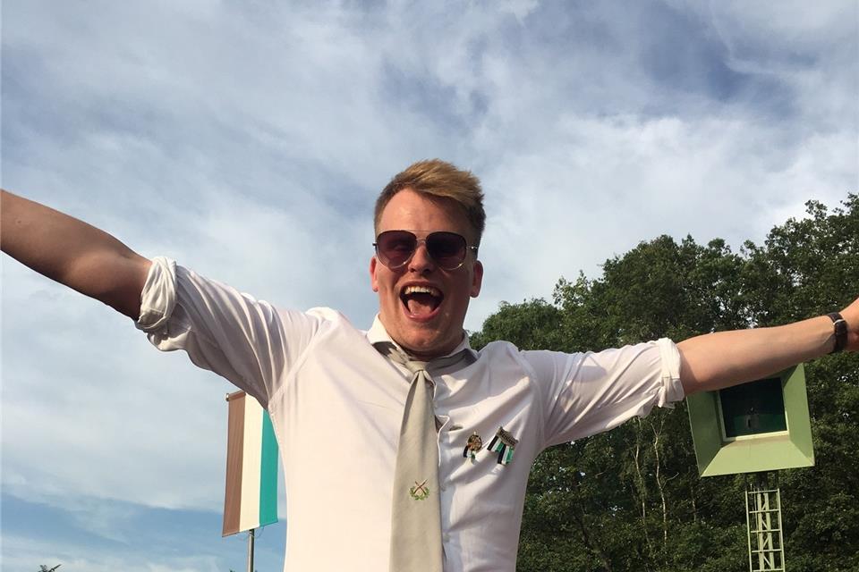 Tobias Klümper ist König des Welmeringhook