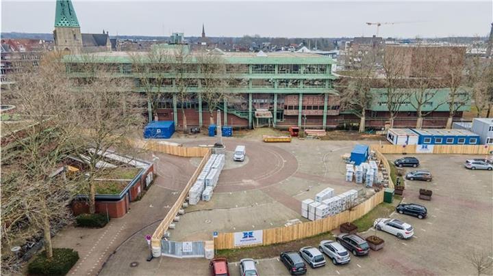 Bocholter Rathaus: Baustelle wird abgebaut Bocholter Rathaus: Baustelle wird abgebaut