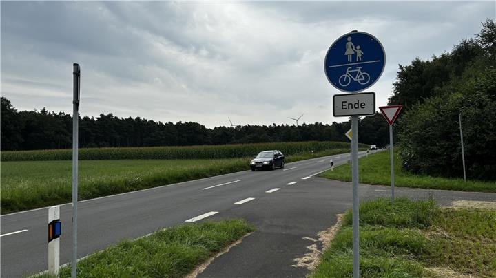 Radweg: Baustart an der Rekener Straße Radweg: Baustart an der Rekener Straße