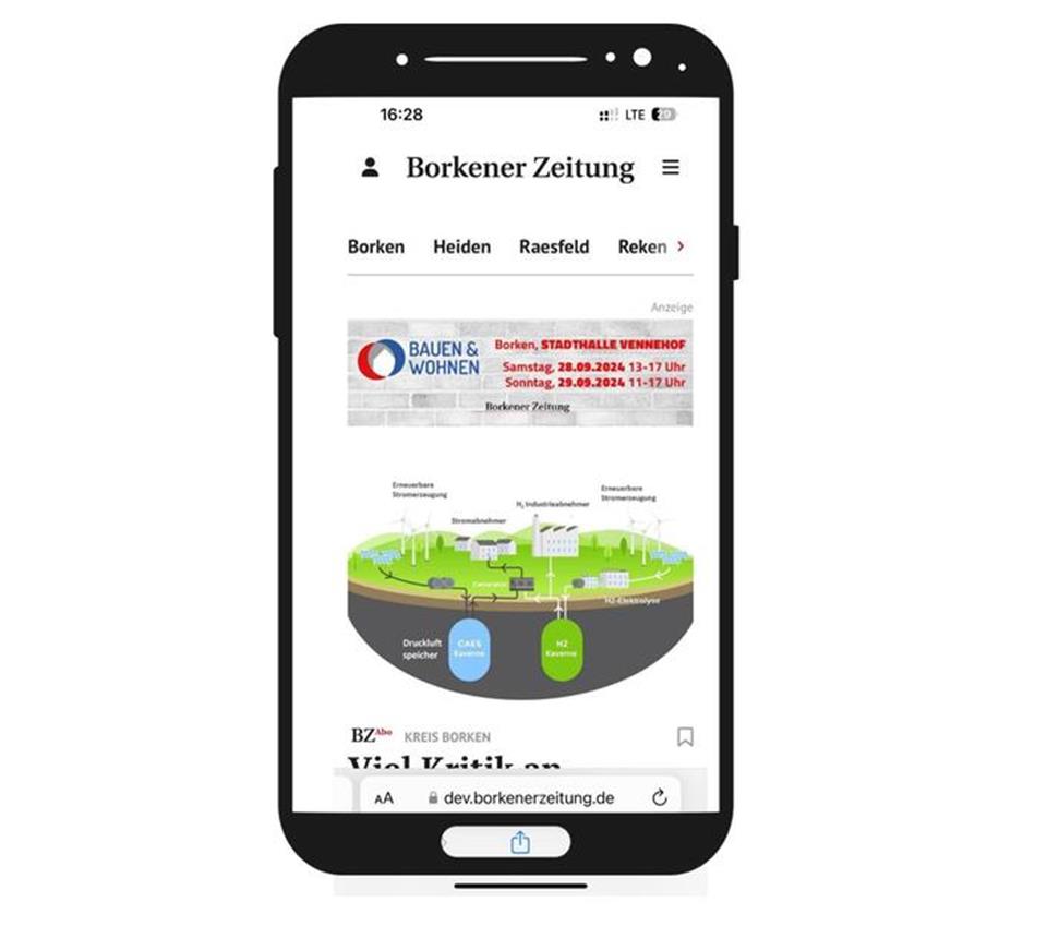 Die neue Internetseite der Borkener Zeitung ist da 