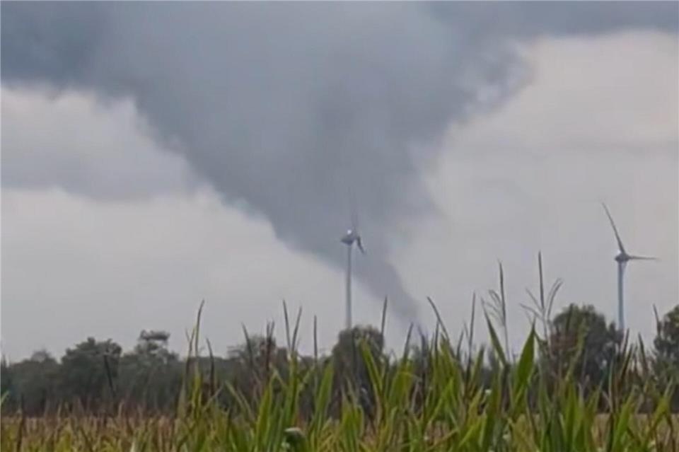 Video von Tornado bei Velen im Netz 