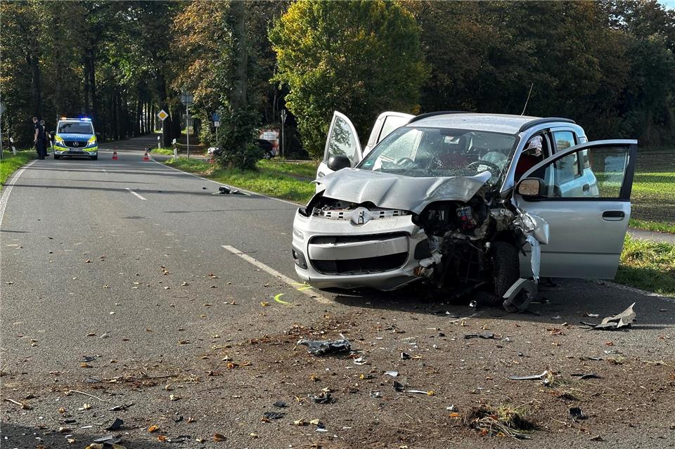 Schwerer Unfall in Erle auf der Rhader Straße