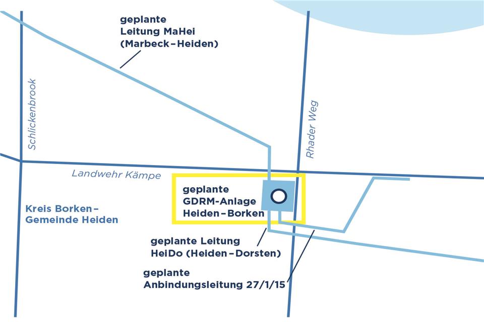 Bau einer GDRM-Anlage in Heiden 