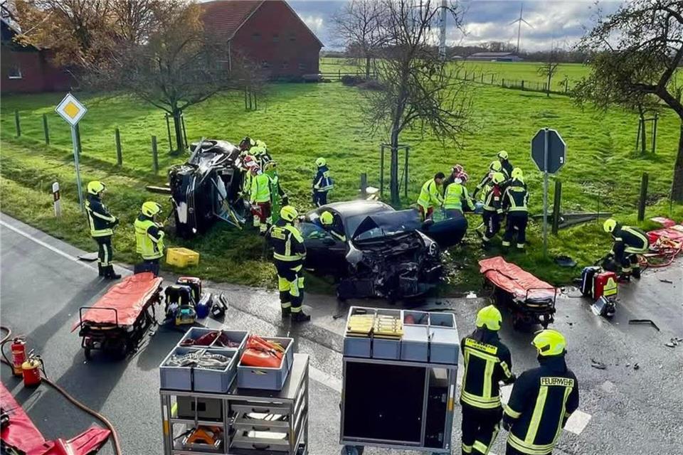 Verkehrsunfall mit zwei Fahrzeugen in Heiden 
