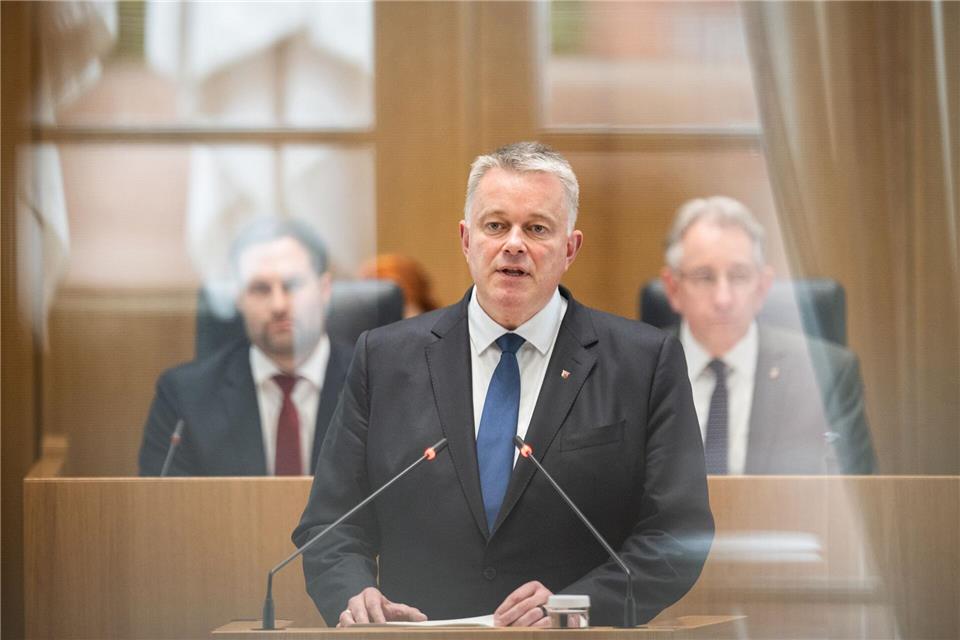 Bildung ist ein Schwerpunkt in Schnieders erster Regierungserklärung. Hannes Albert/dpa