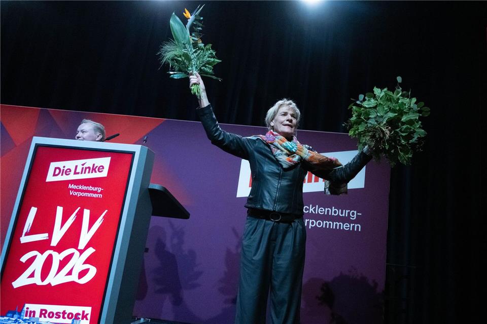 Bildungsministerin Simone Oldenburg ist Spitzenkandidatin der Linken für die anstehende Landtagswahl in MV im September.Stefan Sauer/dpa