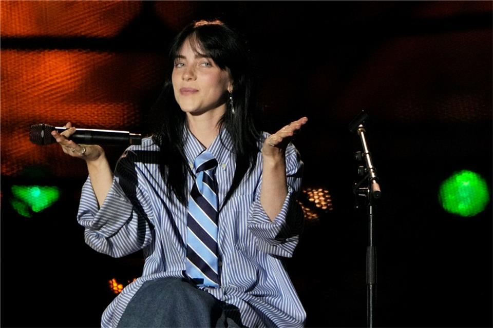 Billie Eilish tritt im Juni 2023 während des Konzerts „Power Our Planet“ am Rande des Klima- und Armutsgipfel auf.