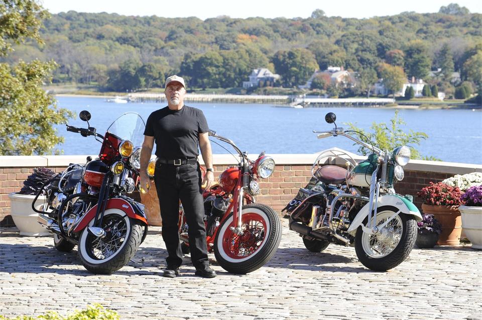 Billy Joel hat über Jahre Motorräder gesammelt. Die sollen nun versteigert werden.---/Gooding Christie’s/dpa