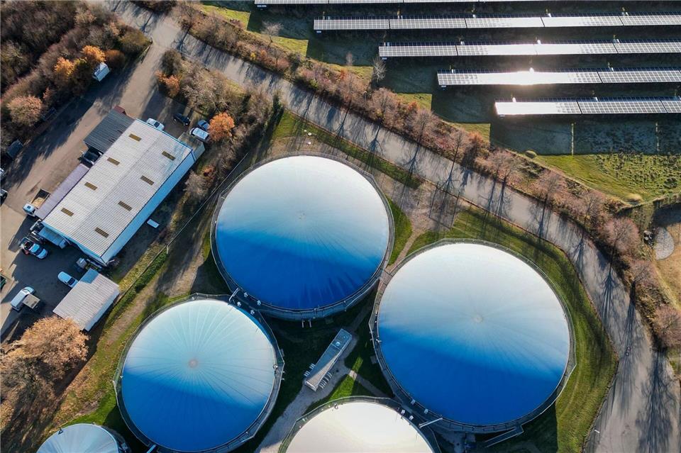 Biogas kann – anders als Wind und Sonne – gezielt dann eingesetzt werden, wenn Strom gebraucht wirdJan Woitas/dpa