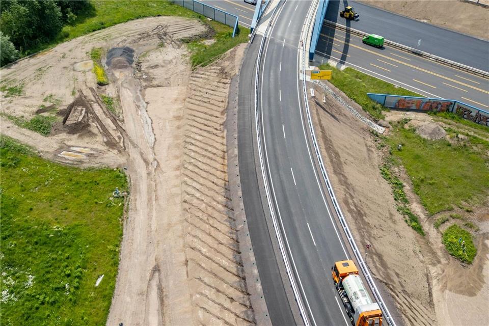 Bis 2026 soll der Neubau zum Großteil abgeschlossen sein.Jan Woitas/dpa