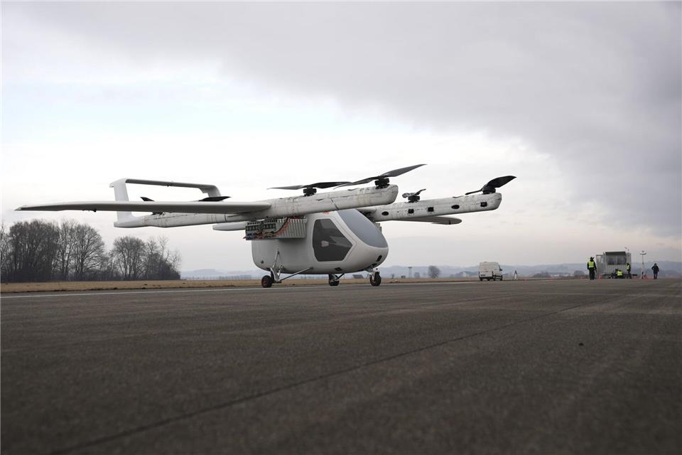 Bis 2031 soll der Senkrechtstarter des Start-Ups ERC System serienreif sein. Ehsan Monajati/dpa