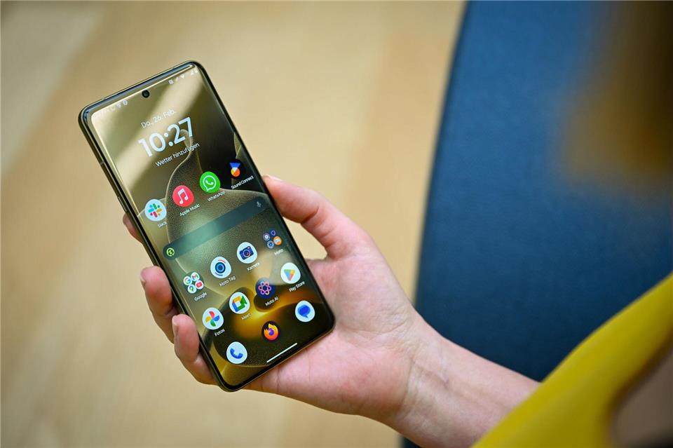 Bis 2032 will Motorola das Signature mit Updates versorgen - das ist für ein Androidgerät ziemlich lang.Nico Tapia/dpa-tmn