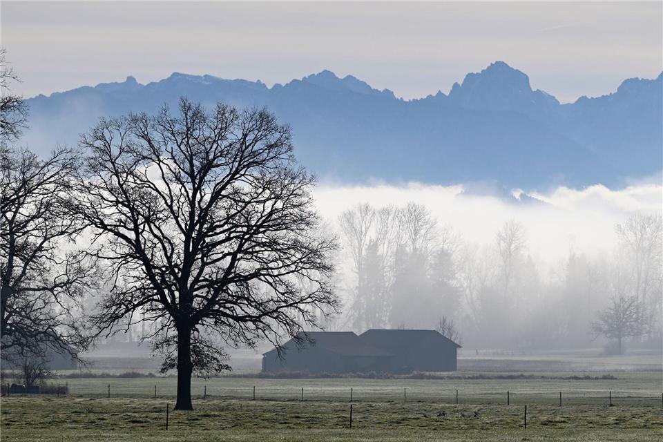 Bis auf 16 Grad könnten die Temperaturen im Voralpenraum steigen.Uwe Lein/dpa