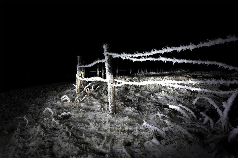 Bis auf minus 12 Grad können die Temperaturen in Bayern in der Nacht auf Montag sinken. (Archivbild)Karl-Josef Hildenbrand/dpa