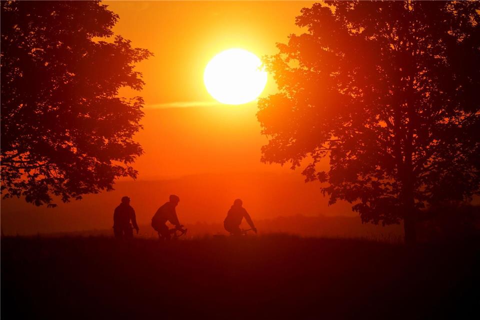 Bis zu 16 Sonnenstunden pro Tag sind am Wochenende möglich. (Archivbild)Thomas Warnack/dpa