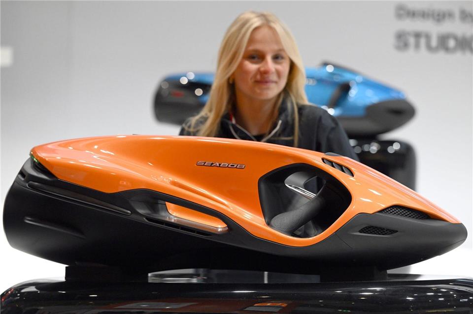 Bis zu 35 km/h schnell: ein Seabob.Federico Gambarini/dpa