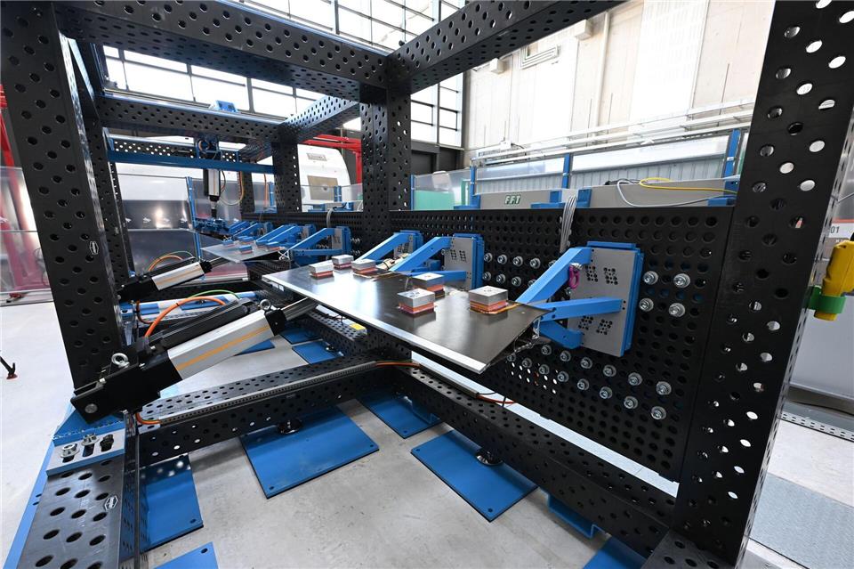 Bis zu drei Steuerflächen können gleichzeitig getestet werden.Carmen Jaspersen/dpa