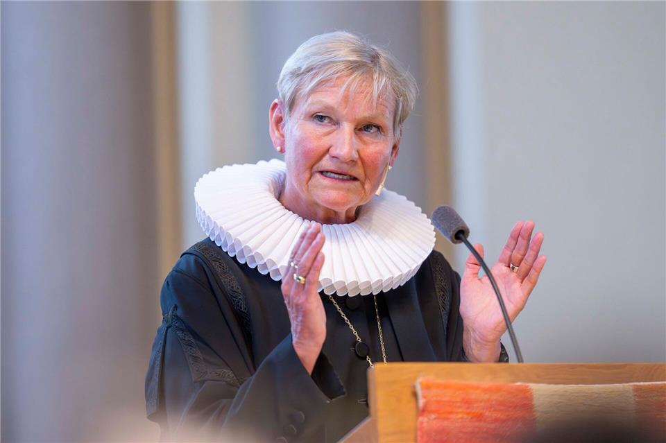 Bischöfin Kirsten Fehrs ist die Ratsvorsitzende der Evangelischen Kirche in Deutschland. (Archivbild)David Inderlied/dpa