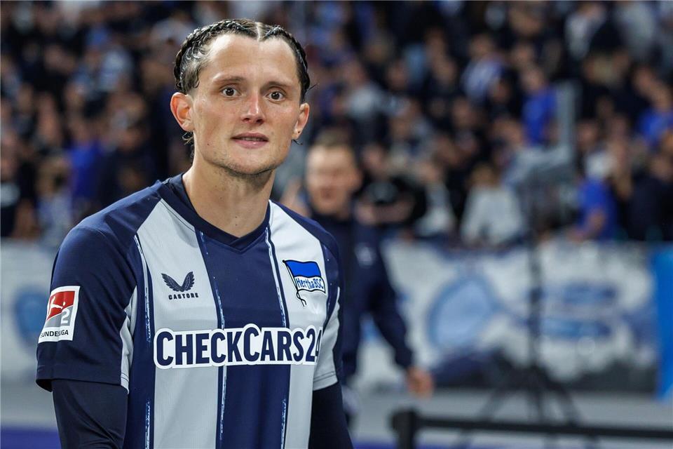 Bislang noch kein Faktor für Hertha: Kapitän Fabian Reese. Andreas Gora/dpa