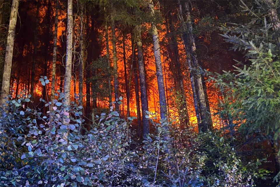 Bislang wurden soweit möglich objektive Spuren gesichert, teilte die Polizei mit.(Archiv) Marius Daute/Feuerwehr Rottweil/dpa