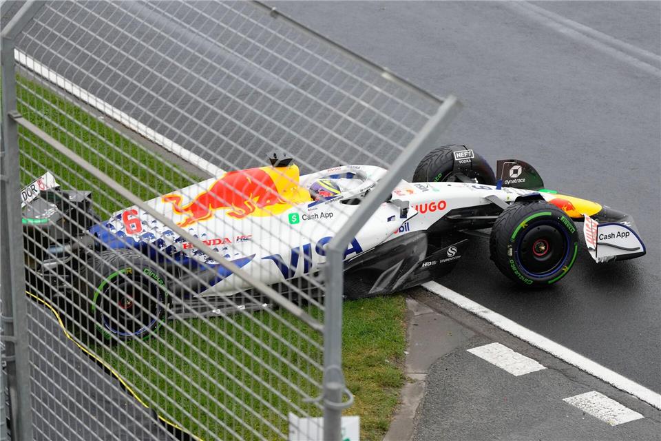 Bitterer Moment: Noch vor dem Start schied Hadjar in Australien aus. (Archivbild)Asanka Brendon Ratnayake/AP/dpa