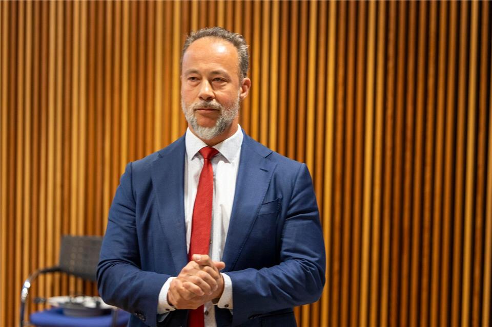 Bitterer Tag für Bollinger: Der Landeschef der AfD verlor den Fraktionsvorsitz - und das, nachdem er die Partei als Spitzenkandidat zu einem großen Wahlerfolg geführt hatte. Helmut Fricke/dpa