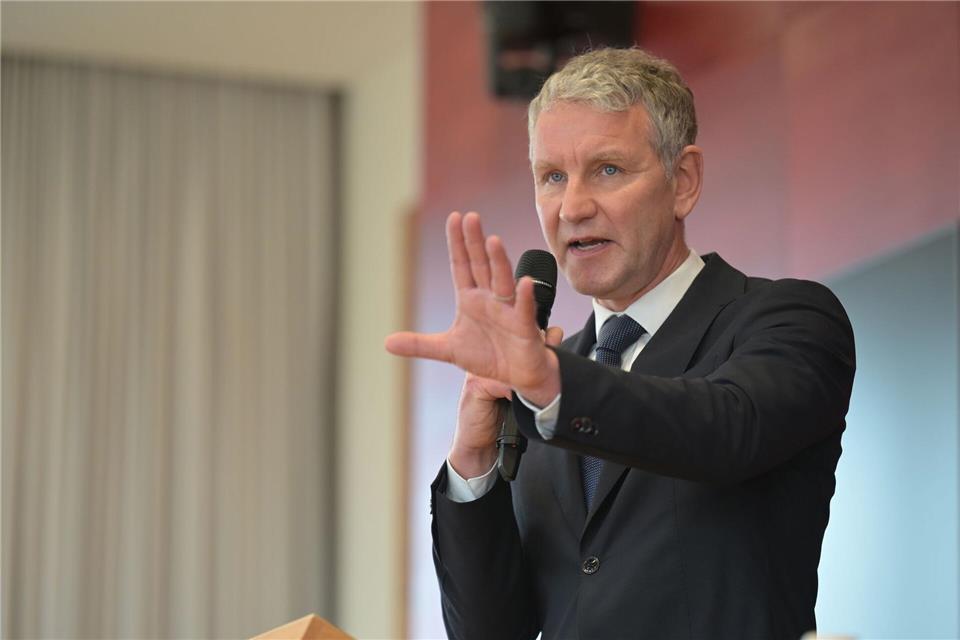 Björn Höcke spricht auf einer Veranstaltung der AfD-Fraktion im bayerischen Landtag. Malin Wunderlich/dpa