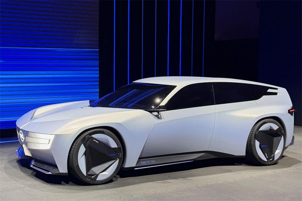 Blade Runner? Nicht ganz, aber die Studie Opel STX Concept kommt ziemlich futuristisch daher.Thomas Geiger/dpa-tmn