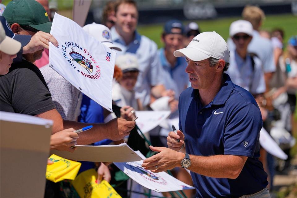Bleibt bei den Fans: Masters-Champion Rory McIlroy.David J. Phillip/AP/dpa