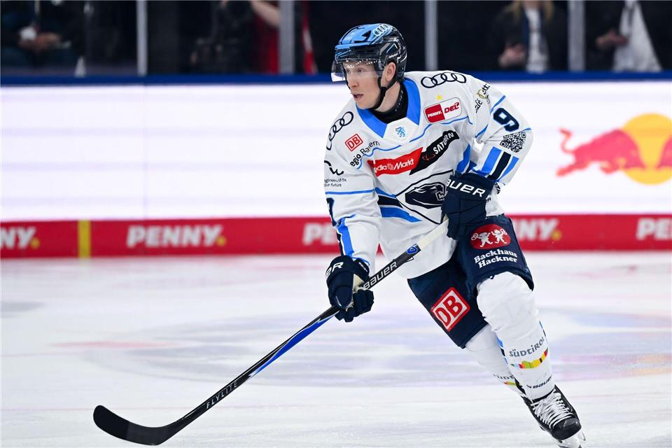 Bleibt dem ERC Ingolstadt erhalten: Stürmer Myles Powell. (Archivbild)Sven Hoppe/dpa