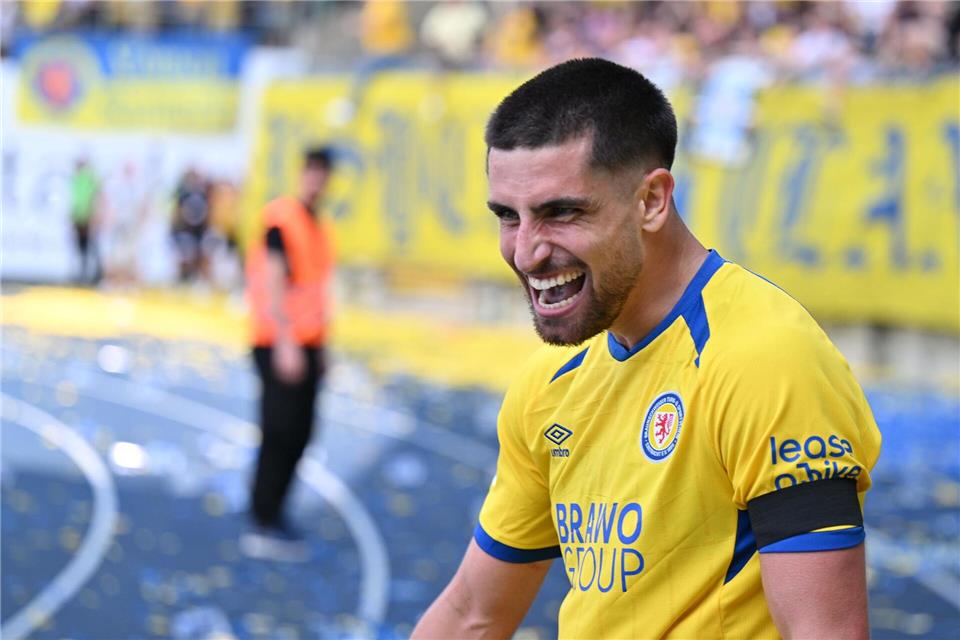 Bleibt in Braunschweig: Fabio Di Michele Sanchez. (Archivbild)Swen Pförtner/dpa