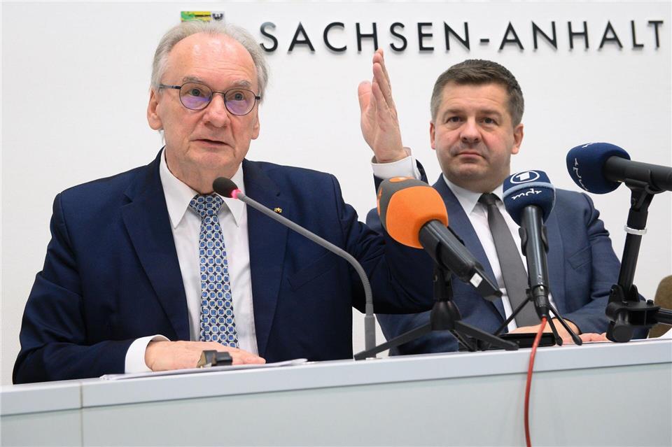 Bleibt noch ein paar Monate Mitglied im Landtag von Sachsen-Anhalt: Reiner Haseloff (CDU).Klaus-Dietmar Gabbert/dpa