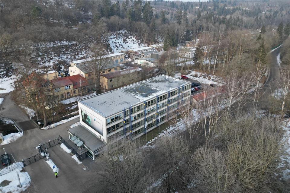 Blick auf das Werksgelände von Rheinmetall Waffe Munition GmbH, Niederlassung Pyrotechnik Silberhütte. Matthias Bein/dpa