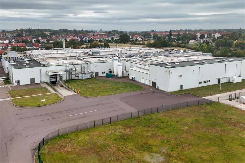 Blick auf den Produktionsstandort in Zerbst. Heiko Rebsch/dpa