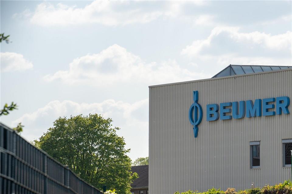 Blick auf die Beumer-Zentrale in Beckum.Max Lametz/dpa