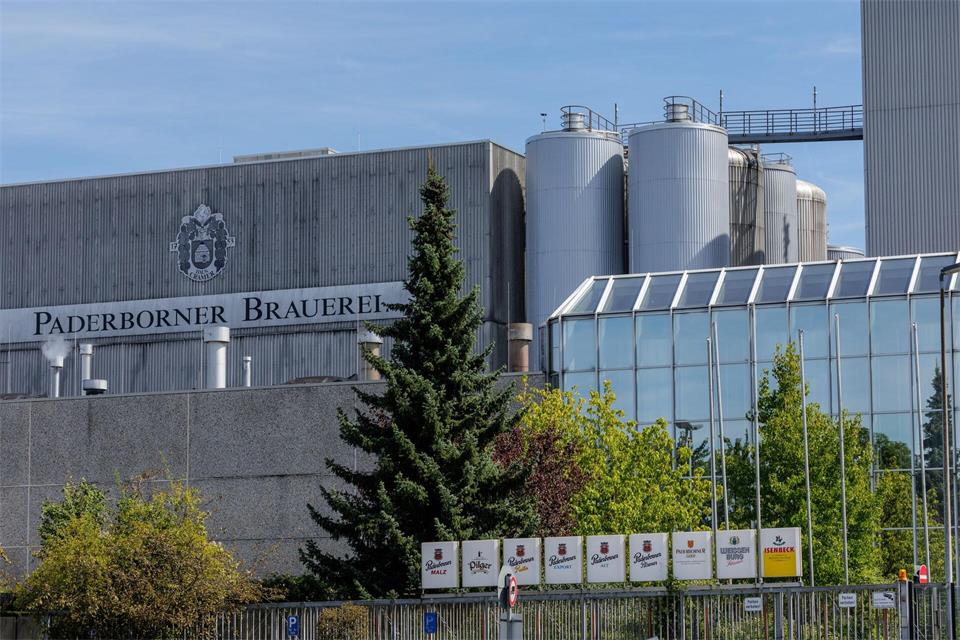 Blick auf die Paderborner Brauerei. (Archivbild)David Ebener/dpa