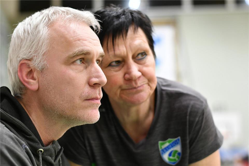 Blicken als Team gespannt auf die erste Borkener Erstliga-Saison: Co-Trainer Arne Ohlms und Trainerin Danuta Brinkmann.