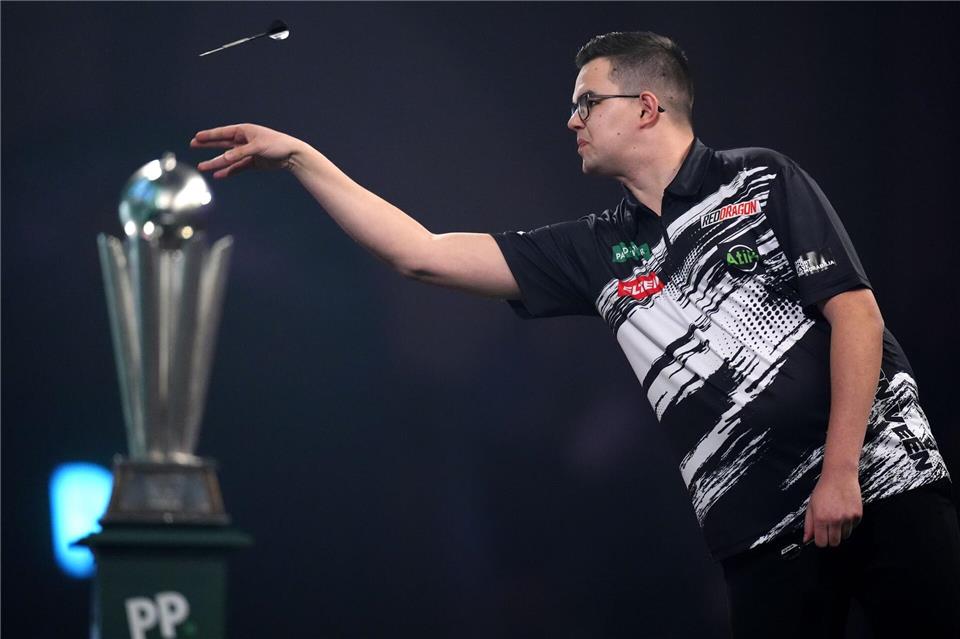 Blickt auf seine beste WM zurück: Van Veen.John Walton/PA Wire/dpa