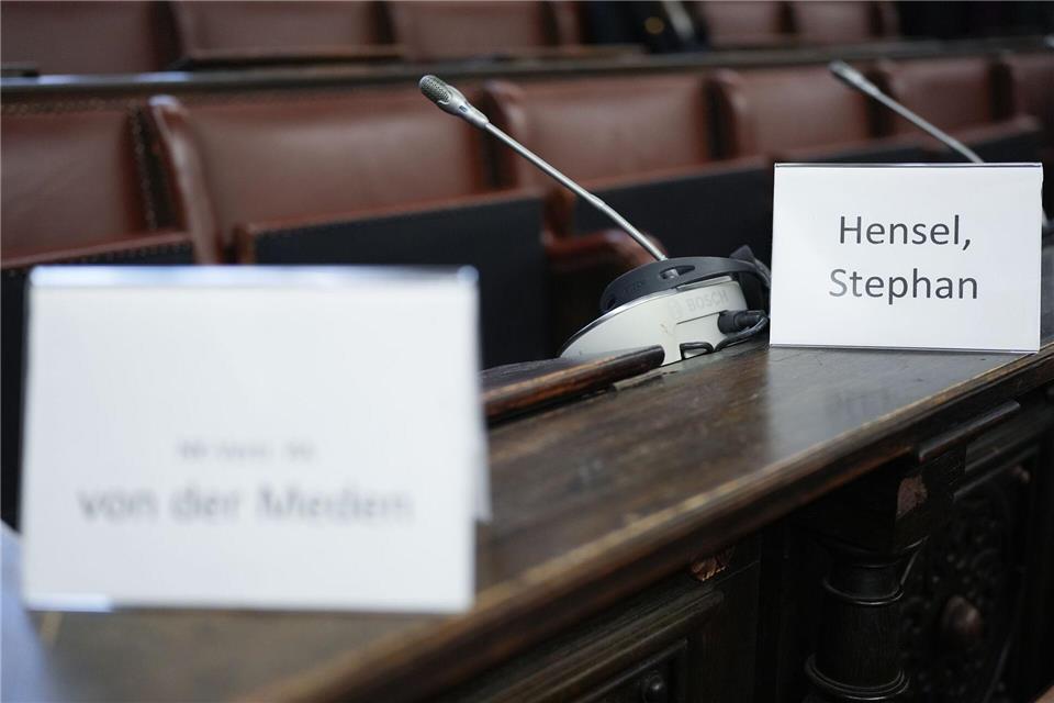 Blocks Ex-Mann Stephan Hensel kam nicht zu dem Kurztermin.Marcus Brandt/Pool dpa/dpa