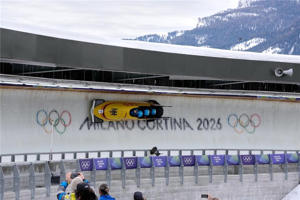 Bob ist traditionell fester Bestandteil im Programm der Olympischen Winterspiele.Alessandra Tarantino/AP/dpa