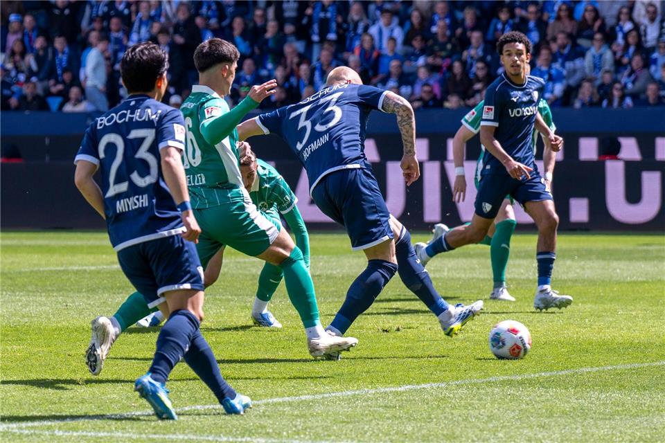 Bochum durfte gegen Fürth schon nach 48 Sekunden jubeln.David Inderlied/dpa