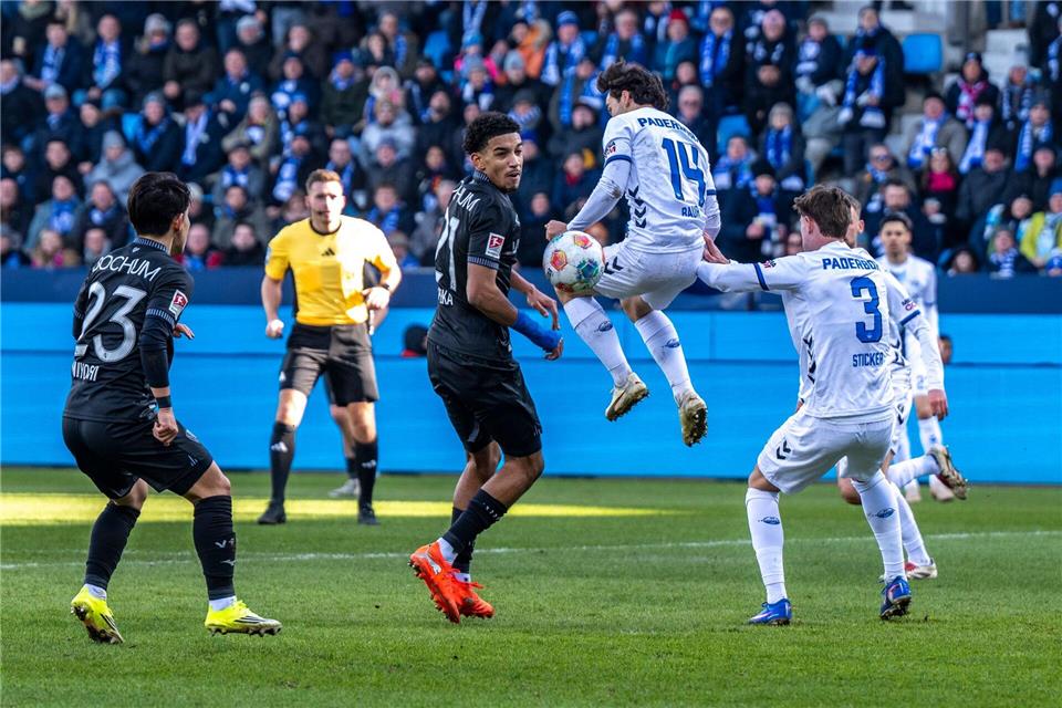 Bochum hatte in der ersten Halbzeit gegen Paderborn etliche Möglichkeiten.David Inderlied/dpa