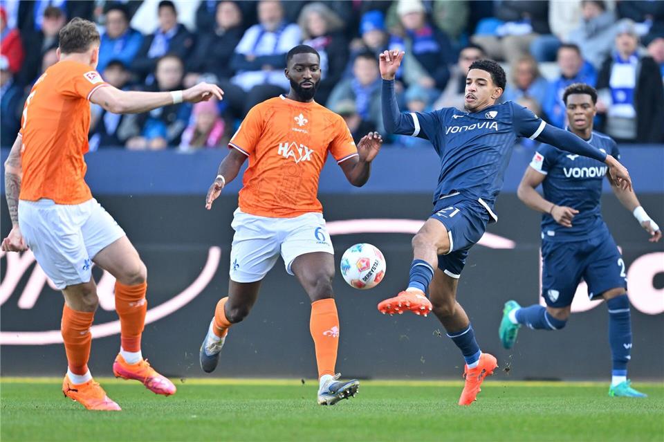 Bochum und Darmstadt lieferten sich eine torreiche Partie. Ulrich Hufnagel/dpa