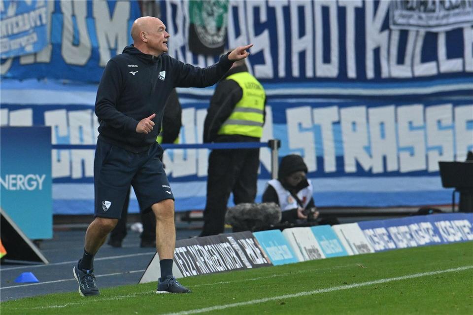 Bochums Trainer Uwe Rösler.Swen Pförtner/dpa