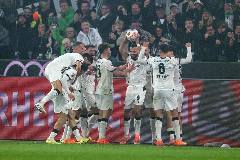 Borussia feiert den ersten Heimsieg der Saison.David Inderlied/dpa