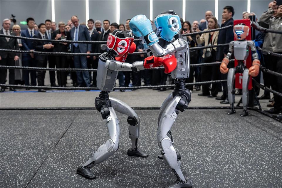 Boxkampf zwischen RoboternMichael Kappeler/dpa