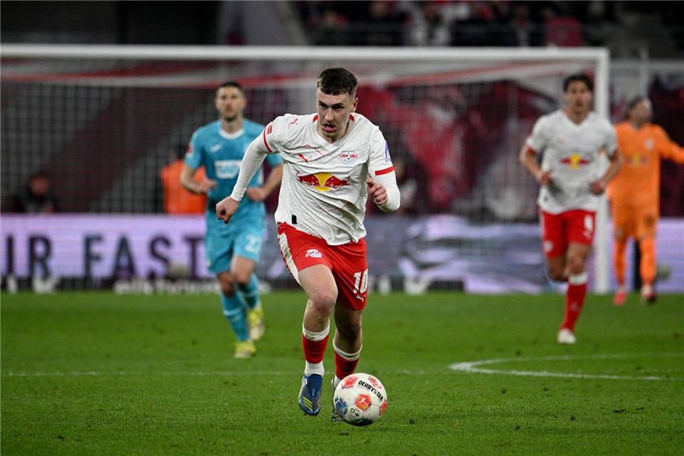 Brajan Gruda sammelte mit seinem Tore-Doppelpack Pluspunkte. Julius Frick/dpa