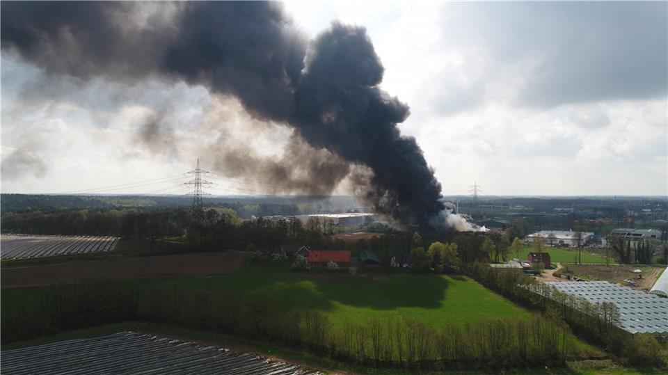 Brand bei Borchers